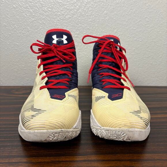 Under Armour Curry Hoop Nation Men’s Size 10 USA Color 1274425-107 Lace Up Shoes main image 6